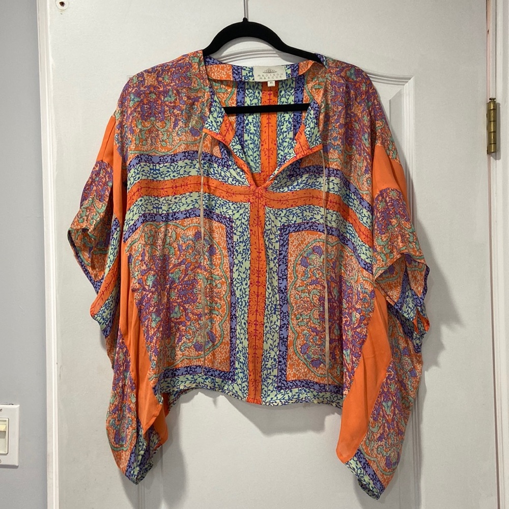 Madison Marcus colorful blouse, size XS